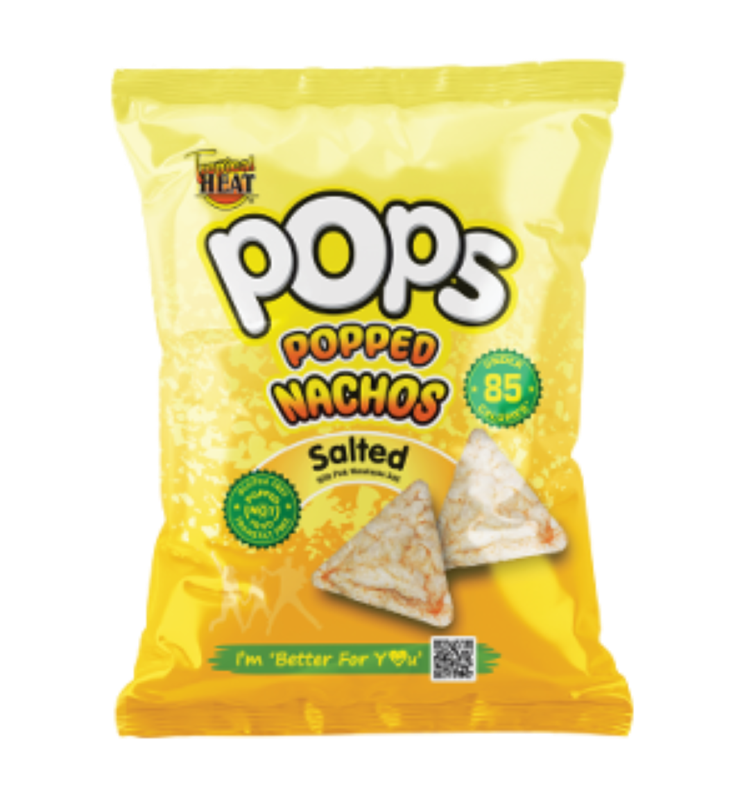 POPPED NACHOS SALTED 120G